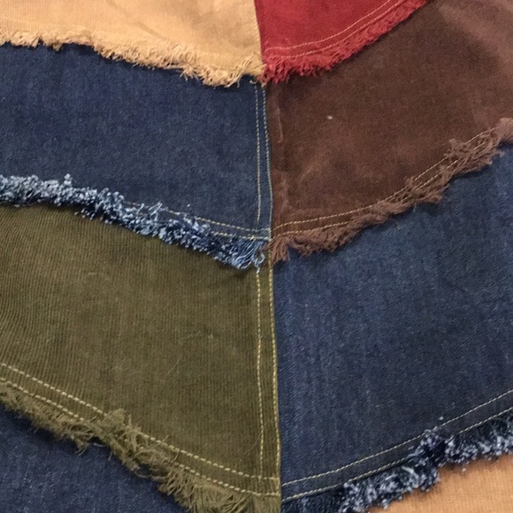 Vintage patchwork skirt - Picture 6 of 9